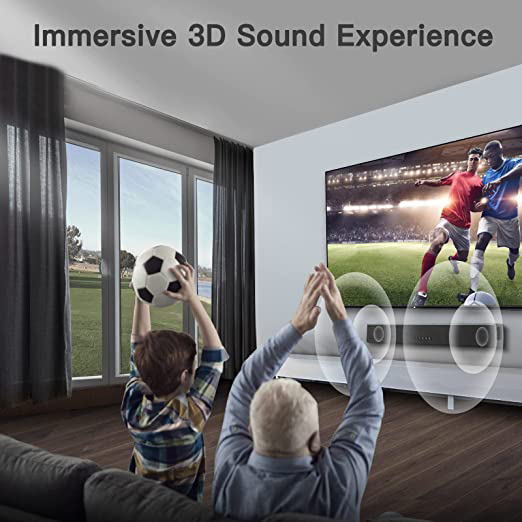 Sound Bars for TV,Speakers TV Sound Bar, Deep Bass,3D Surround Stereo Sound for Home Theater. - 