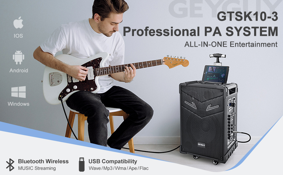 GTSK10-3 Professional Karaoke Machine - 