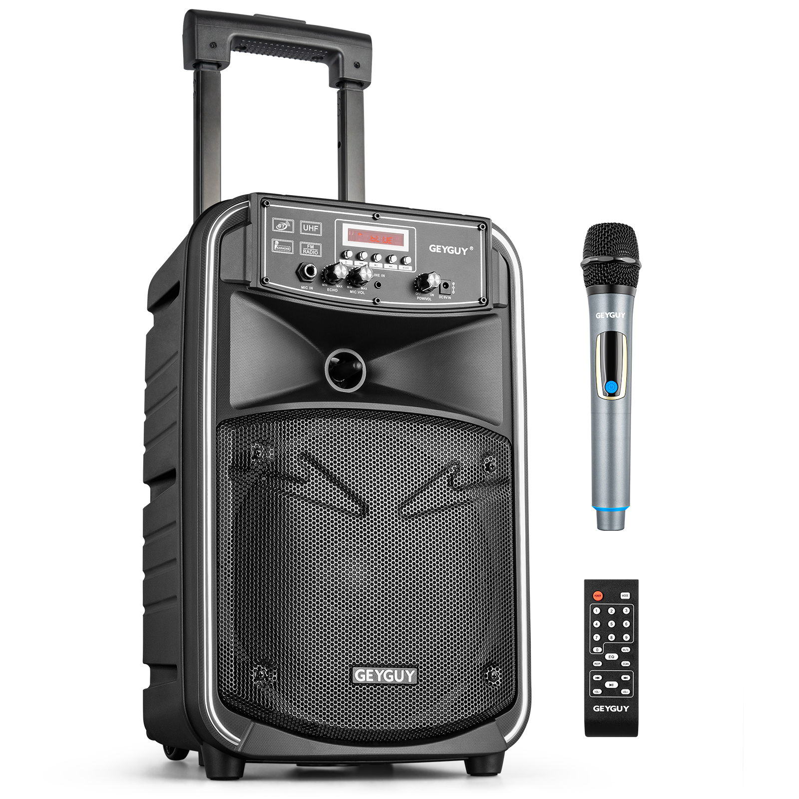 GTSK8-1 Portable Karaoke Machine With One Wireless Micophone