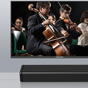 Sound Bars for TV,Speakers TV Sound Bar, Deep Bass,3D Surround Stereo Sound for Home Theater. - Music Mode